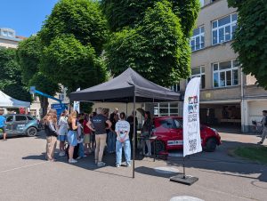 évènement de clôture les filles osez lorritz stand lycée