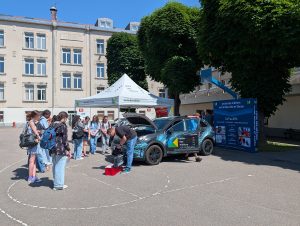 évènement de clôture les filles osez lorritz stand lycée