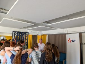évènement de clôture les filles osez lorritz stand edf